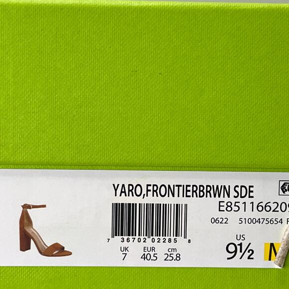 Sam Edelman Yaro Suede Ankle Strap Block Heel Frontier Brown Women 9.5 NWB - Picture 11 of 11